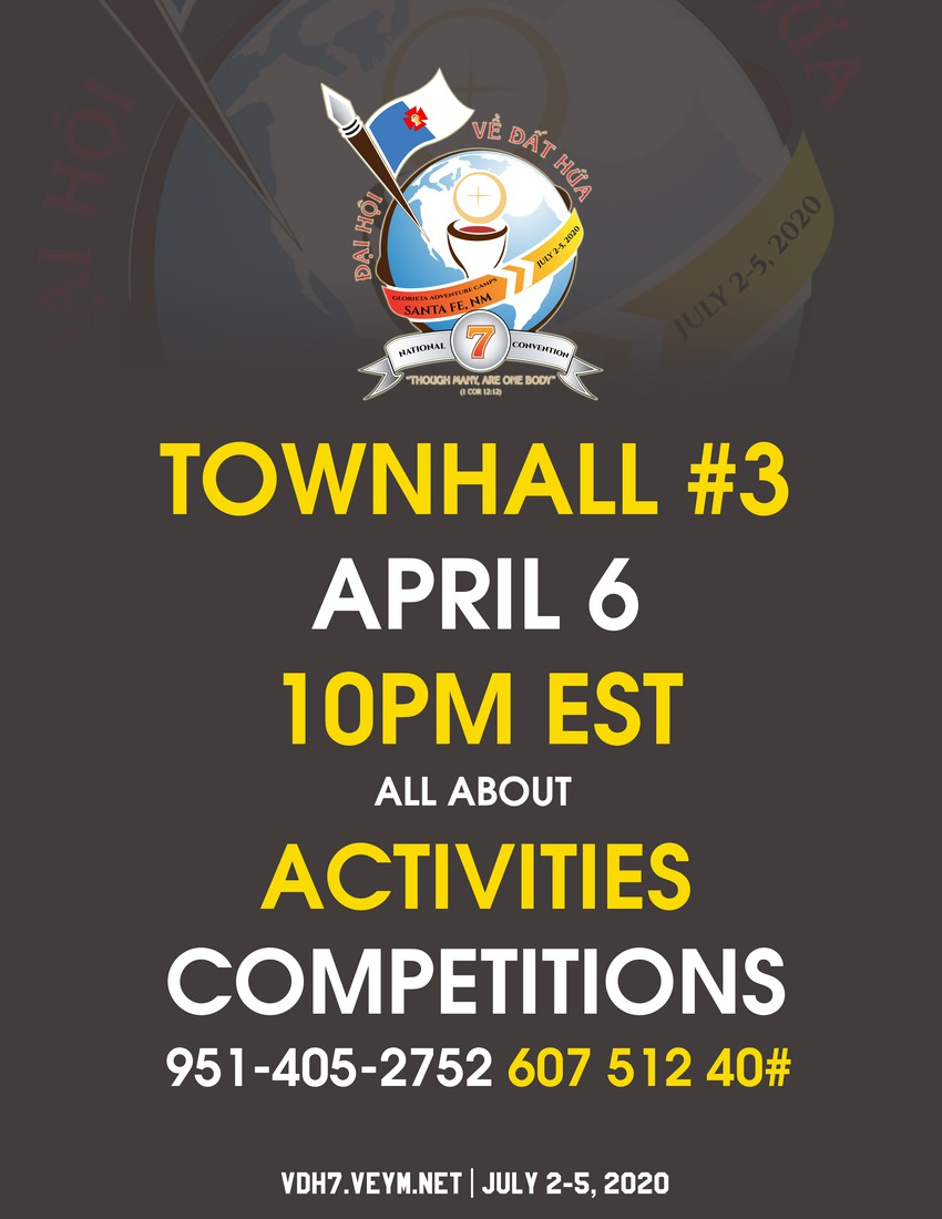 Details on Townhall #3 Meeting